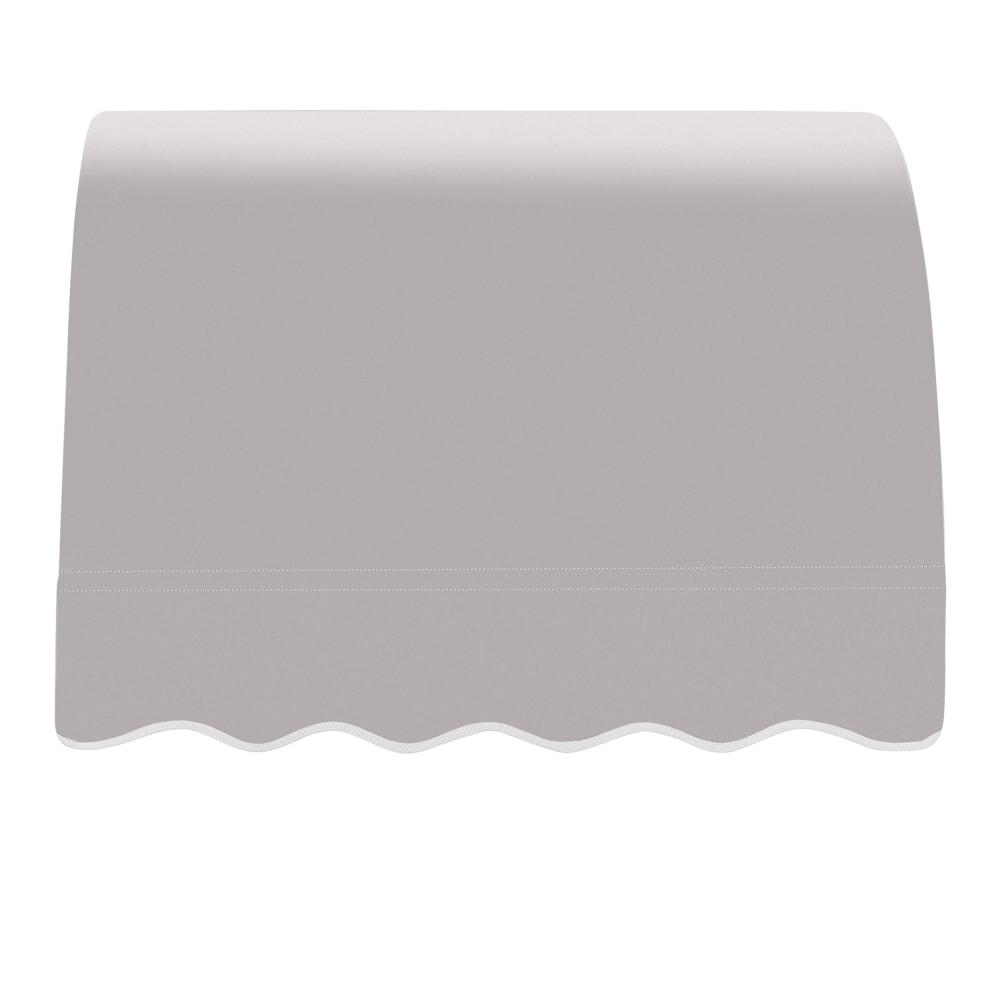 Awntech 3.375 ft Savannah Fixed Awning Acrylic Fabric, Gray. Picture 2