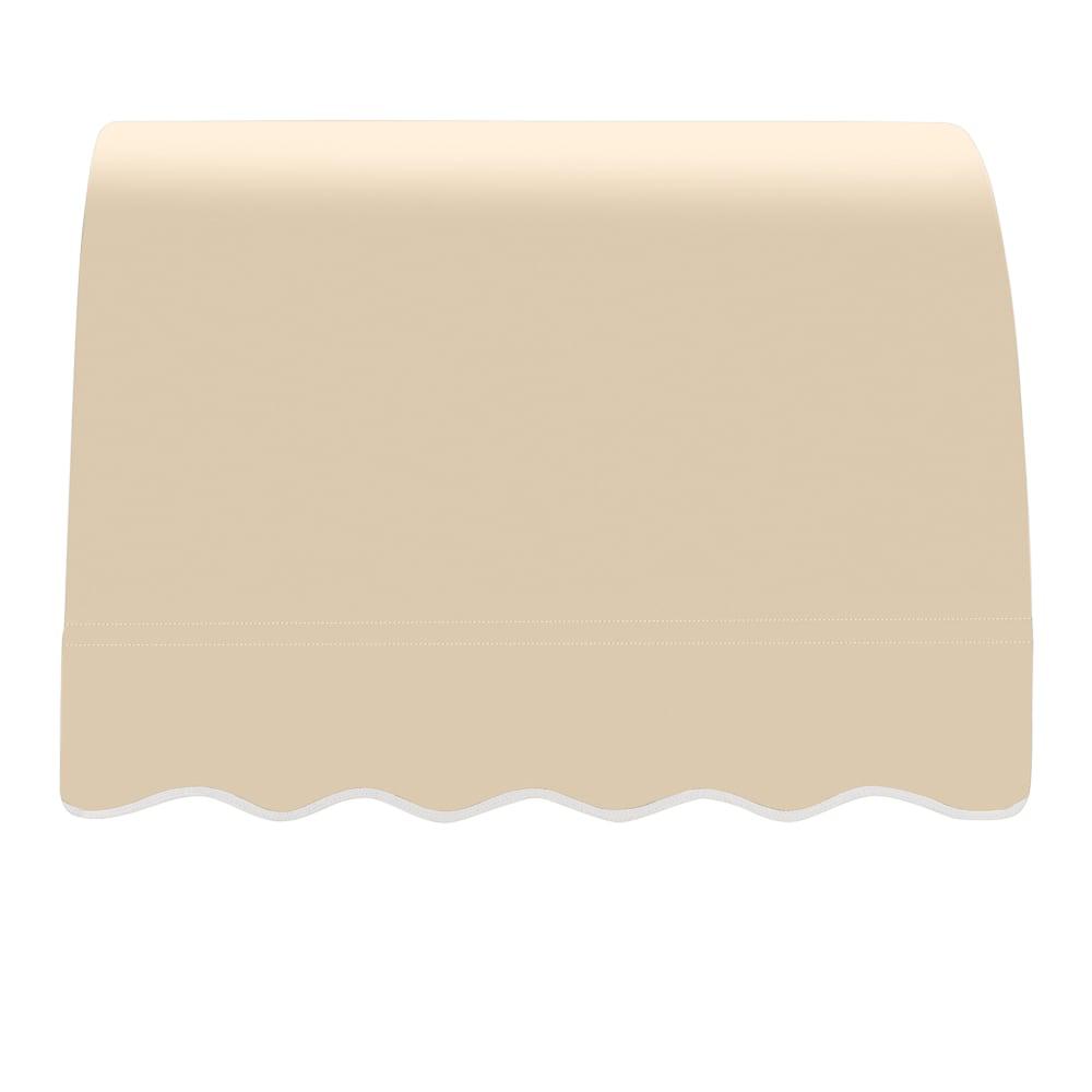 Awntech 3.375 ft Savannah Fixed Awning Acrylic Fabric, Tan. Picture 2