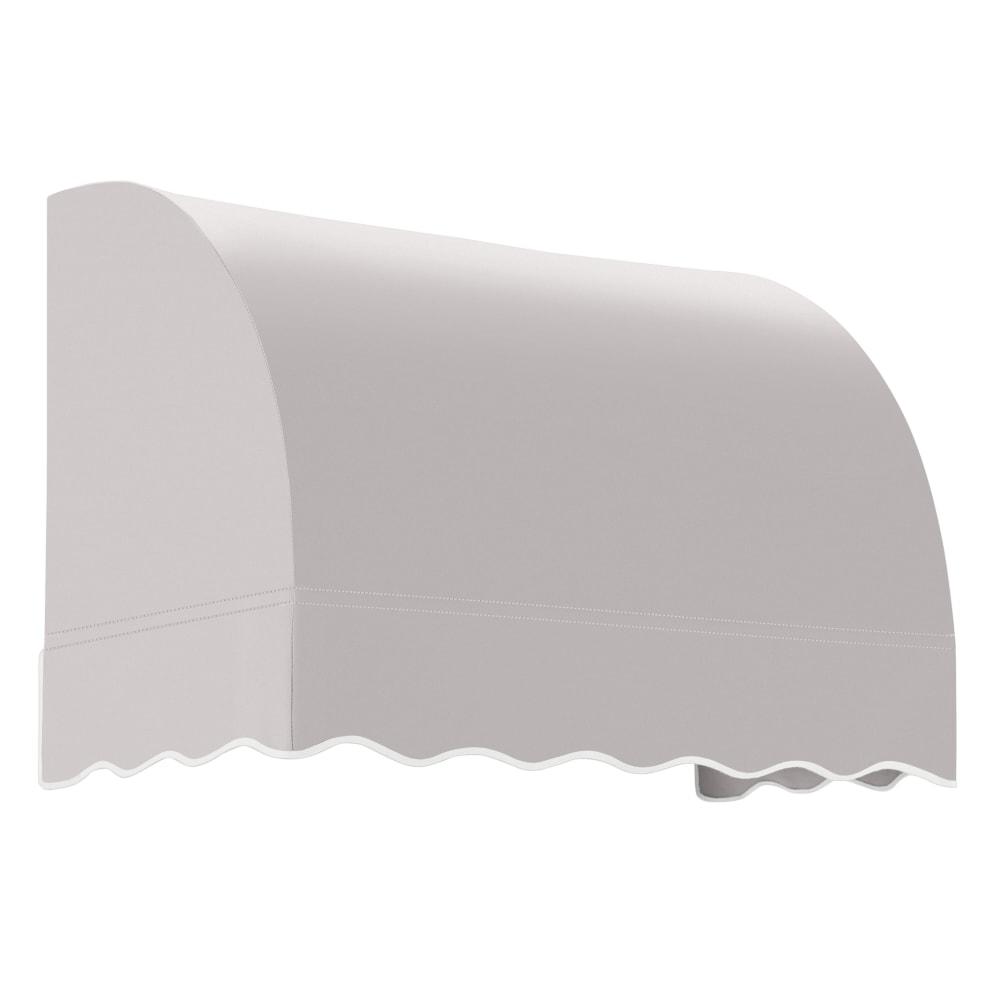 Awntech 3.375 ft Savannah Fixed Awning Acrylic Fabric, Gray. Picture 1