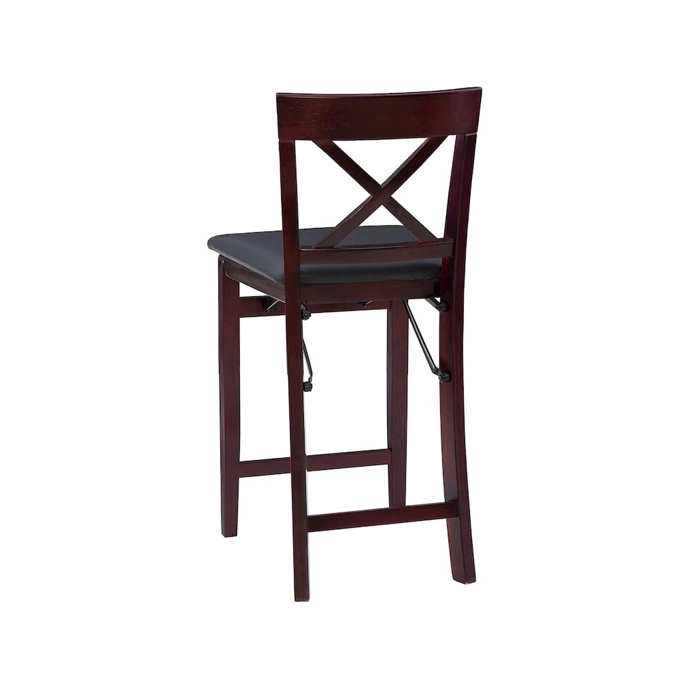 Triena 24 In X Back Folding Counter Stool. Picture 4