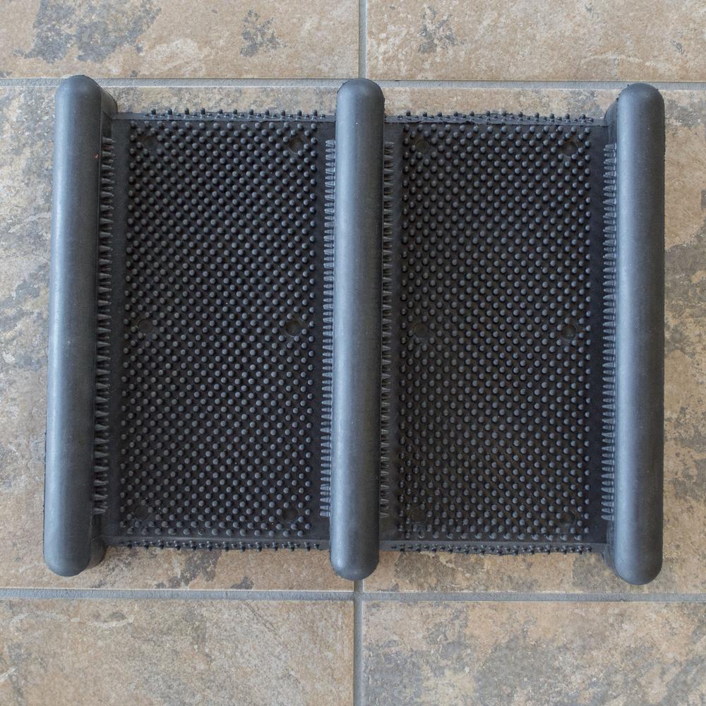 Rubber Boot Scraper Mat 2 Piece. Picture 4