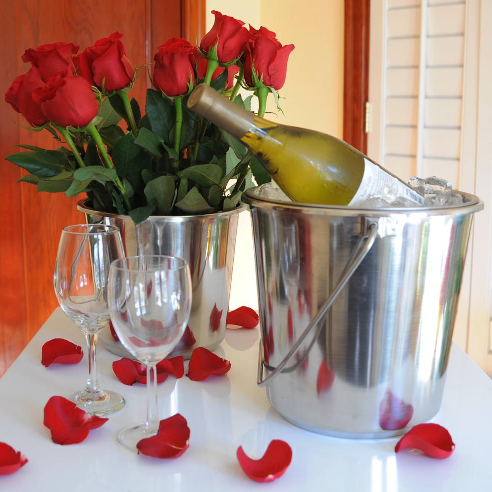 XLarge Stainless Steel Bucket Set – 3 Piece. Picture 3