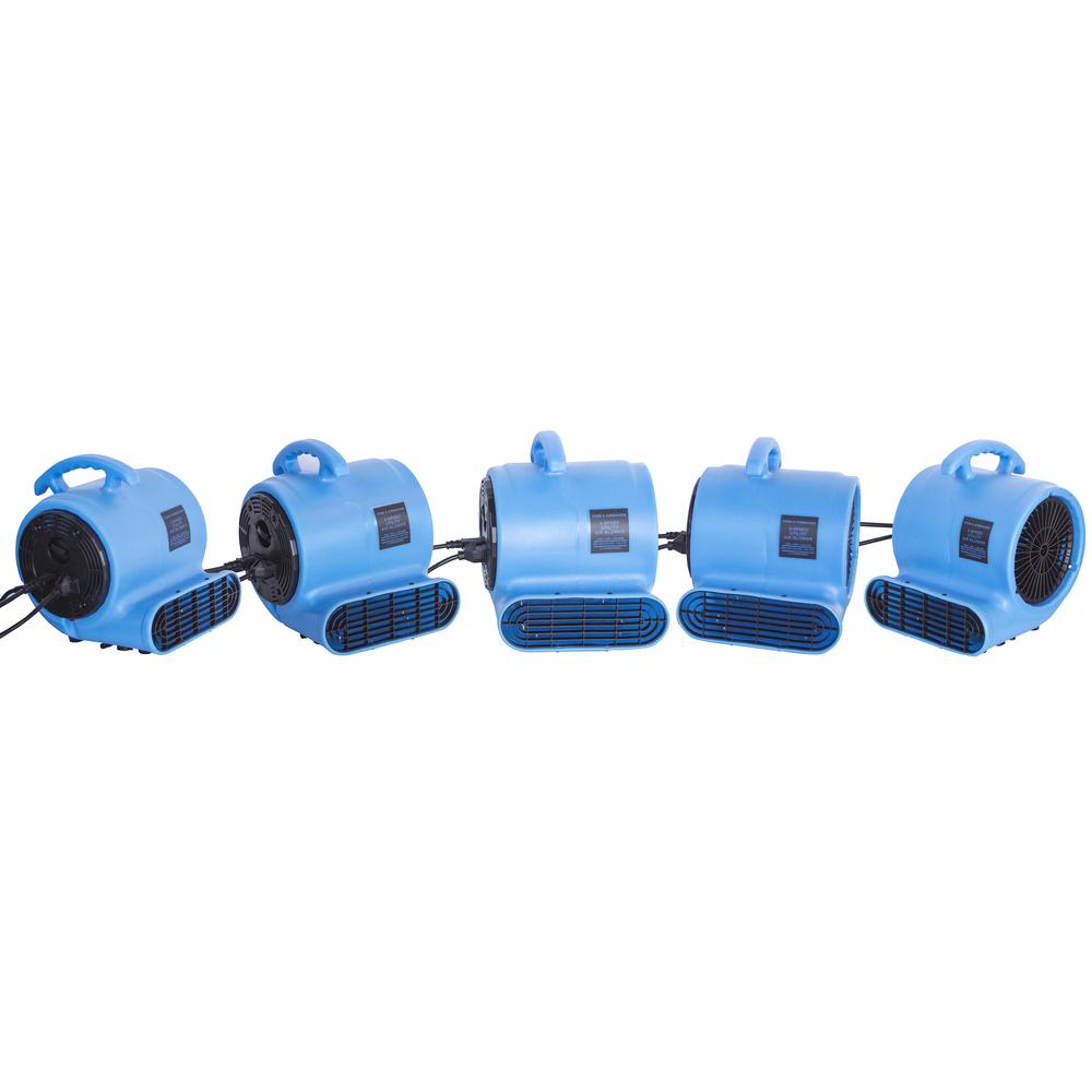 900 CFM Air Mover Blower Utility Floor Fan with Daisy Chain. Picture 8