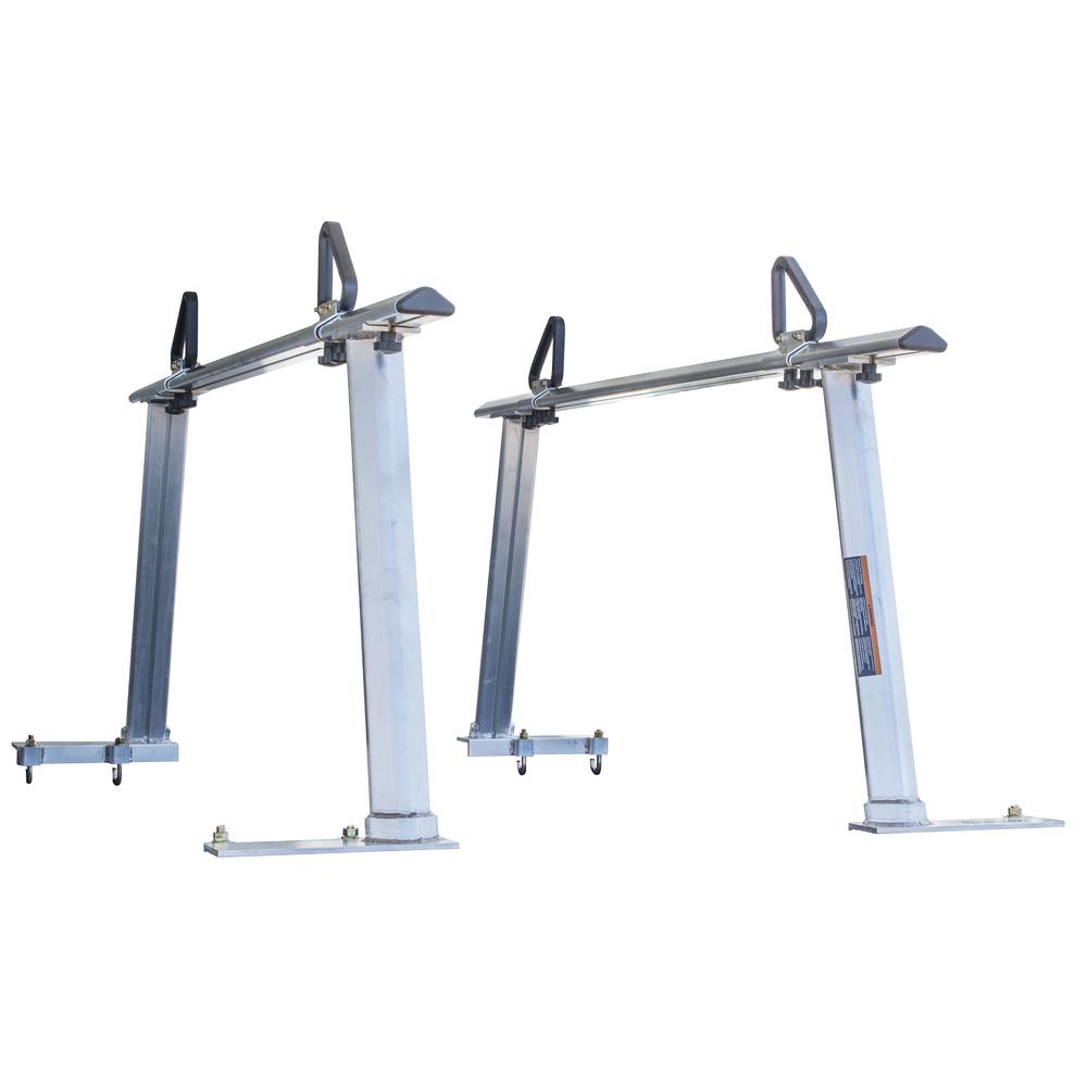 4 Post Aluminum Utility Truck Rack. Picture 1