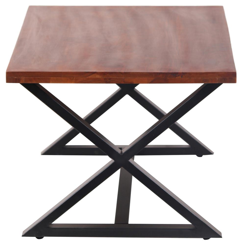 AmeriHome Acacia Cross Leg Coffee Table. Picture 4