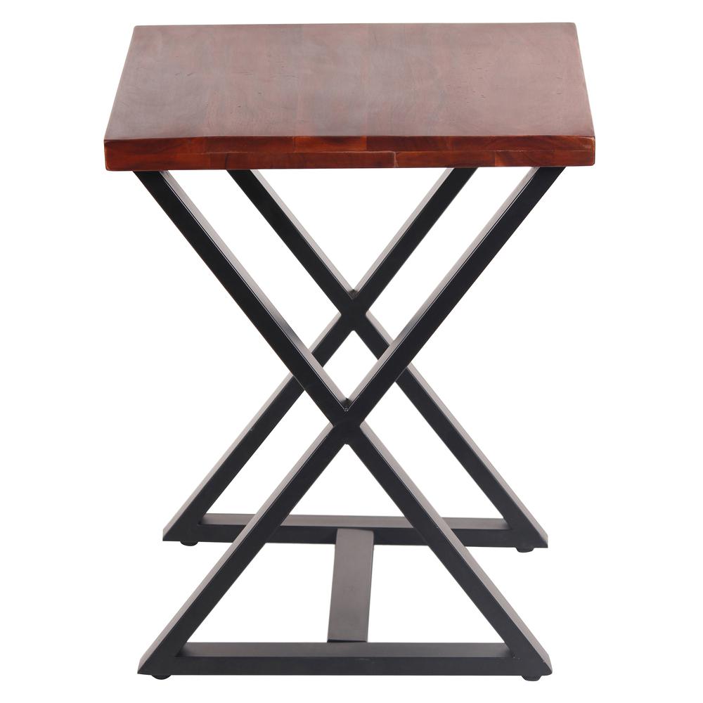 AmeriHome Acacia Cross Leg Side Table. Picture 2