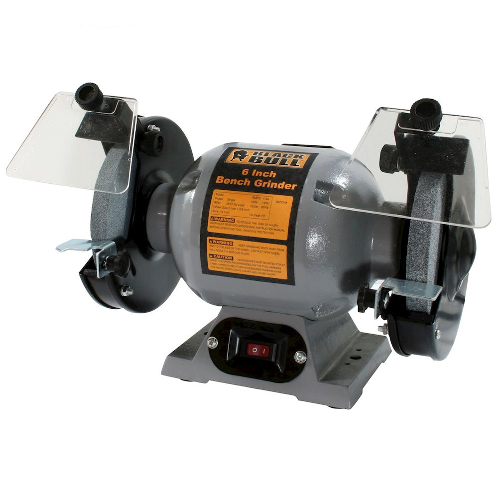 Black Bull 6 Inch Bench Grinder. Picture 1