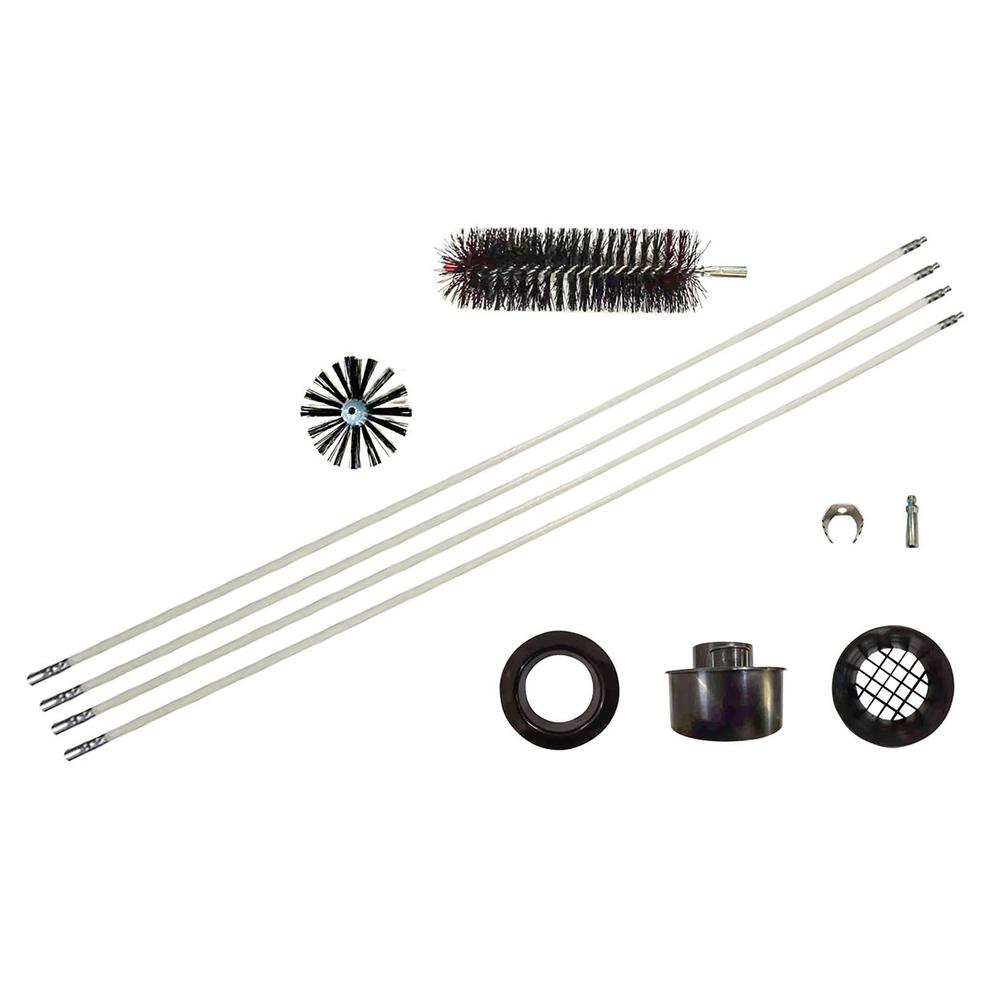 11 Piece Drill Powered Dryer Vent Cleaning Kit. Picture 2
