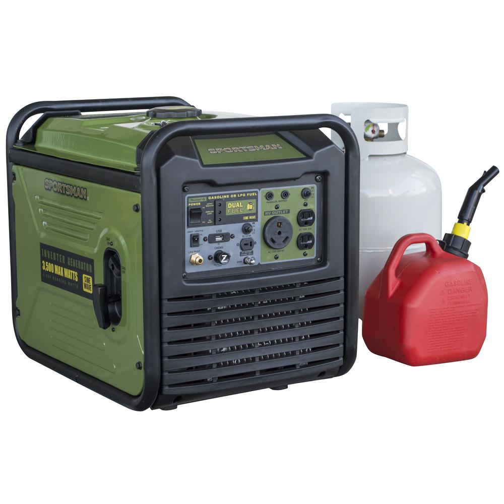 3,500-Watt Dual Fuel Inverter Generator for Sensitive Electronics. Picture 1