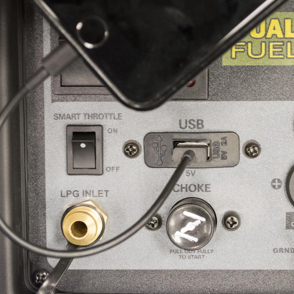 3,500-Watt Dual Fuel Inverter Generator for Sensitive Electronics. Picture 4