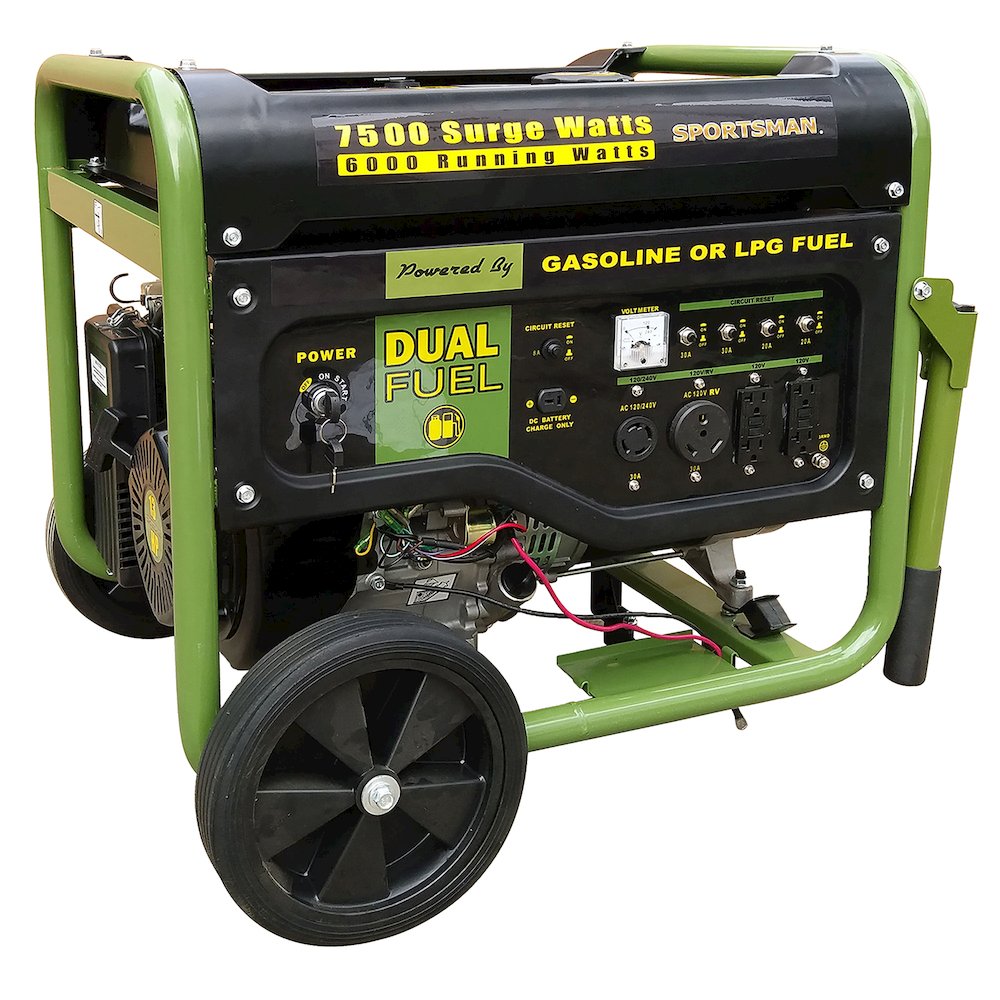 Sportsman 7500 Watt Dual Fuel Generator. Picture 1