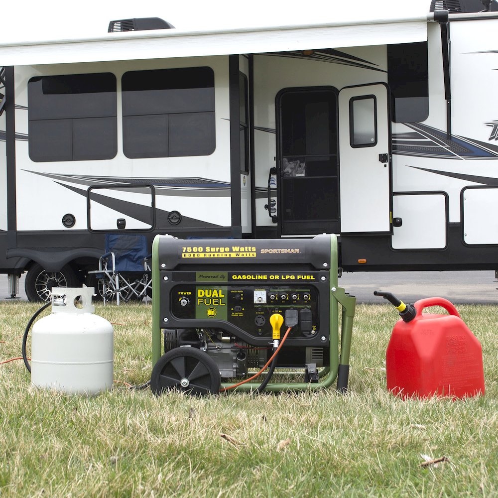 Sportsman 7500 Watt Dual Fuel Generator. Picture 2