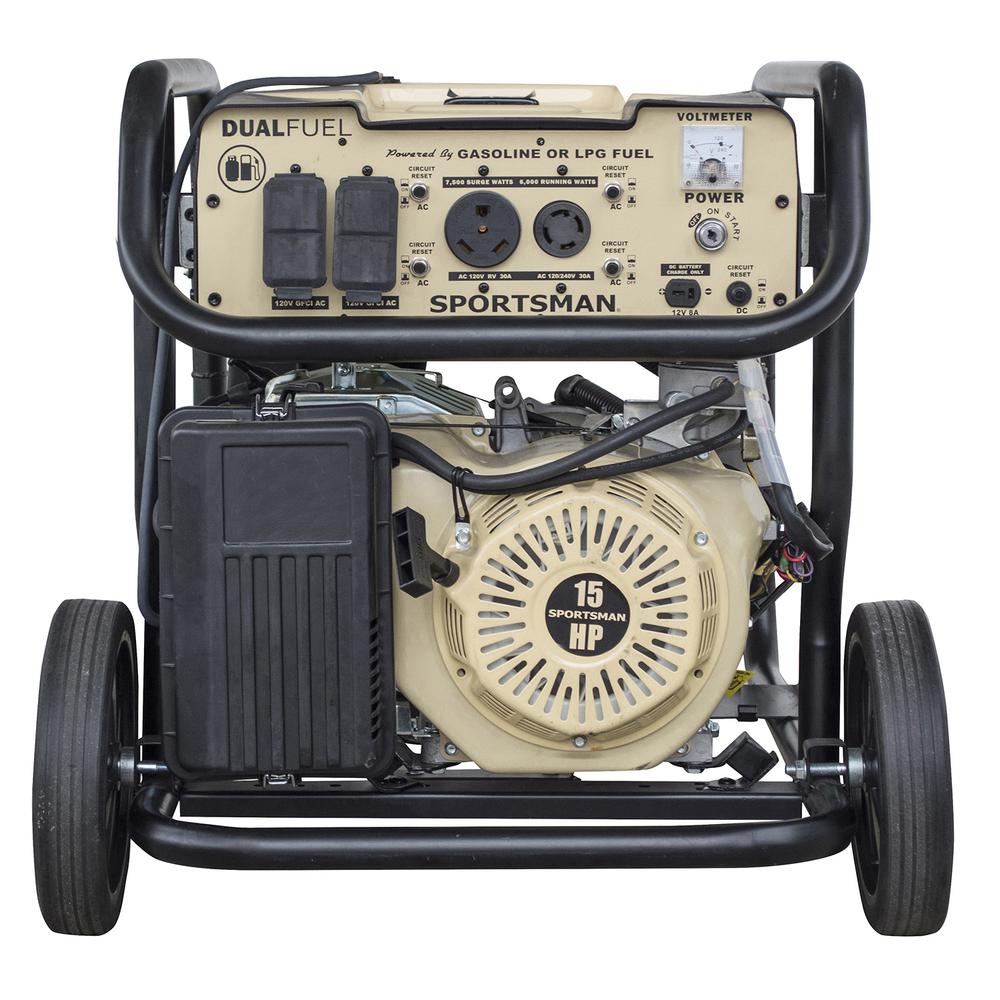 7500 Watt Dual Fuel Generator. Picture 4