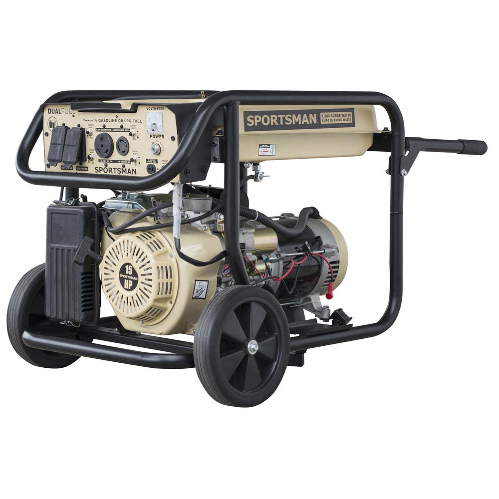 7500 Watt Dual Fuel Generator. Picture 3