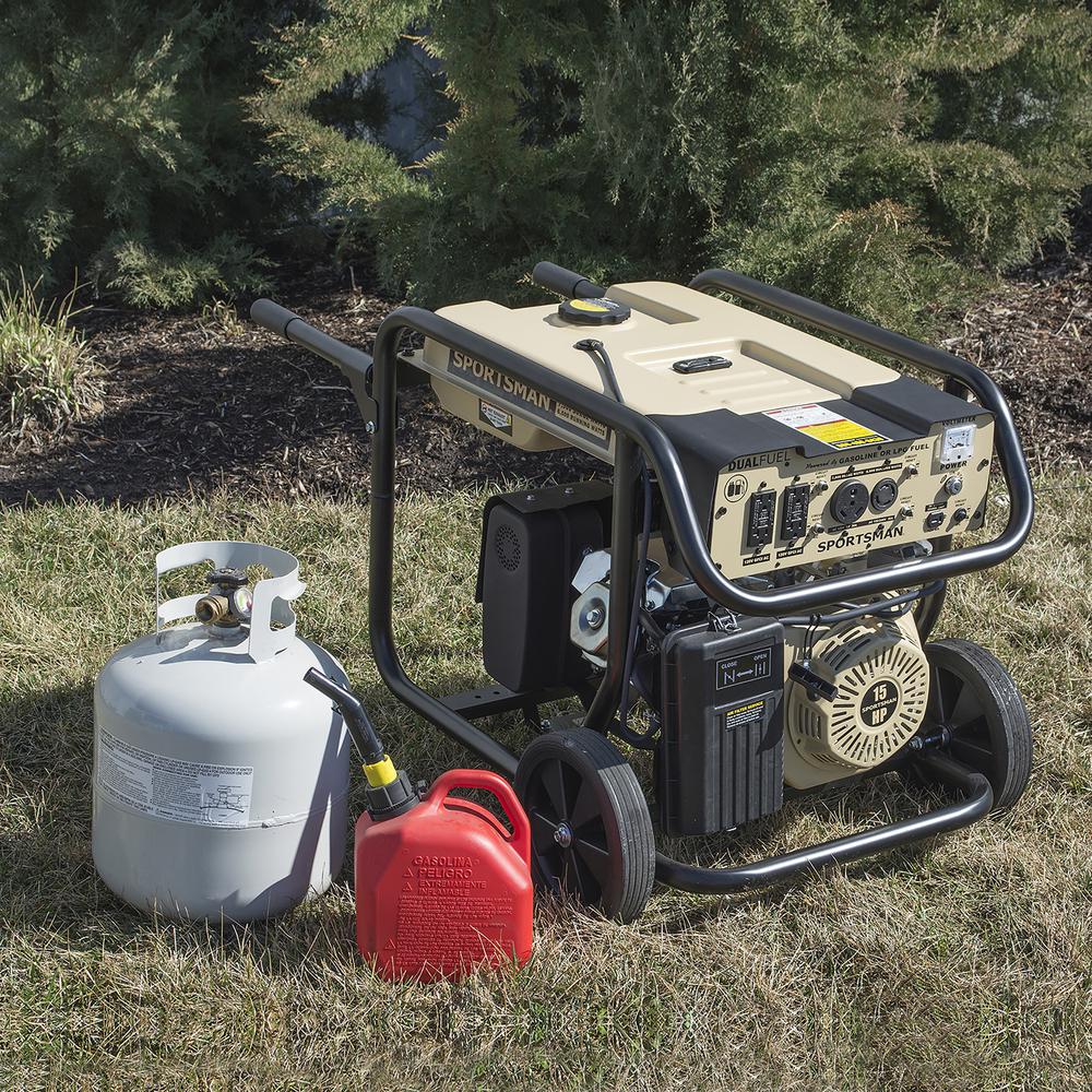 7500 Watt Dual Fuel Generator. Picture 2