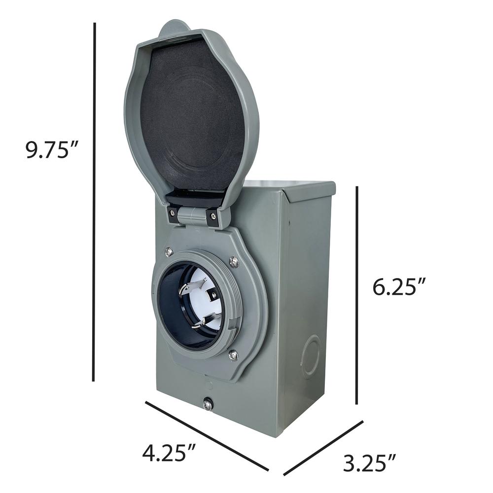 30 Amp Generator Power Inlet Box. Picture 8