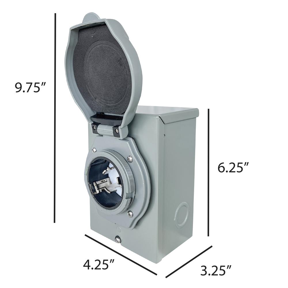 50 Amp Generator Power Inlet Box. Picture 8