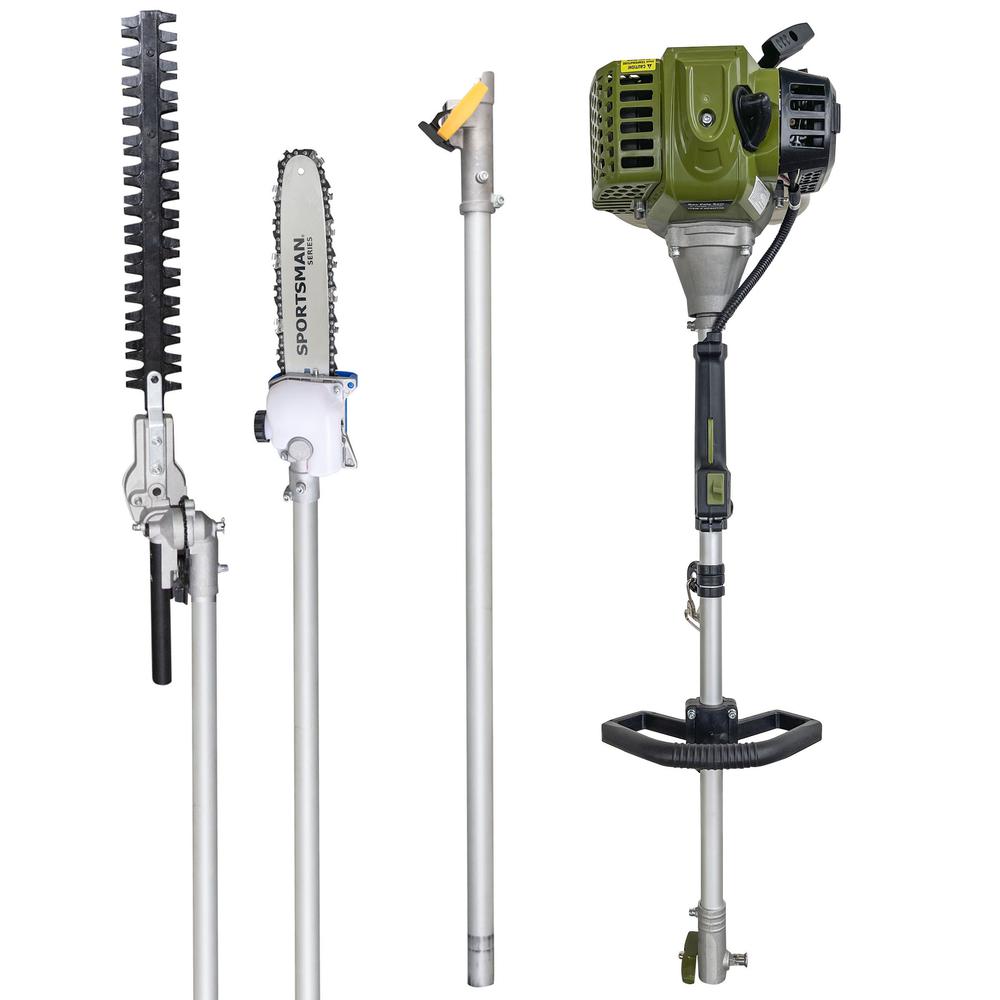 Gas Pole Saw With Hedge Trimmer - Thumbnail 3