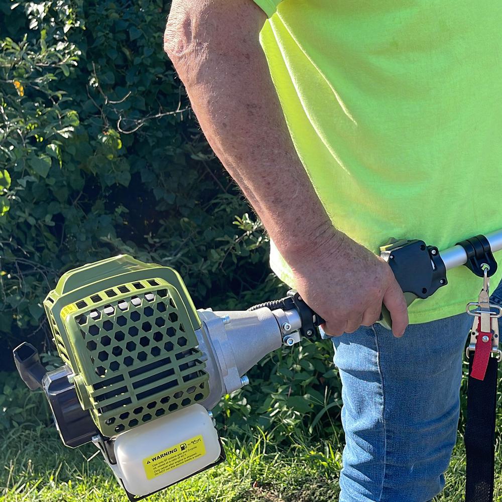 Gas Pole Saw With Hedge Trimmer. Picture 8