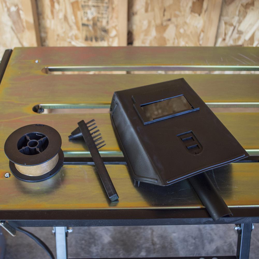 80 Amp Flux-Cored 120V MIG Welder Kit. Picture 8
