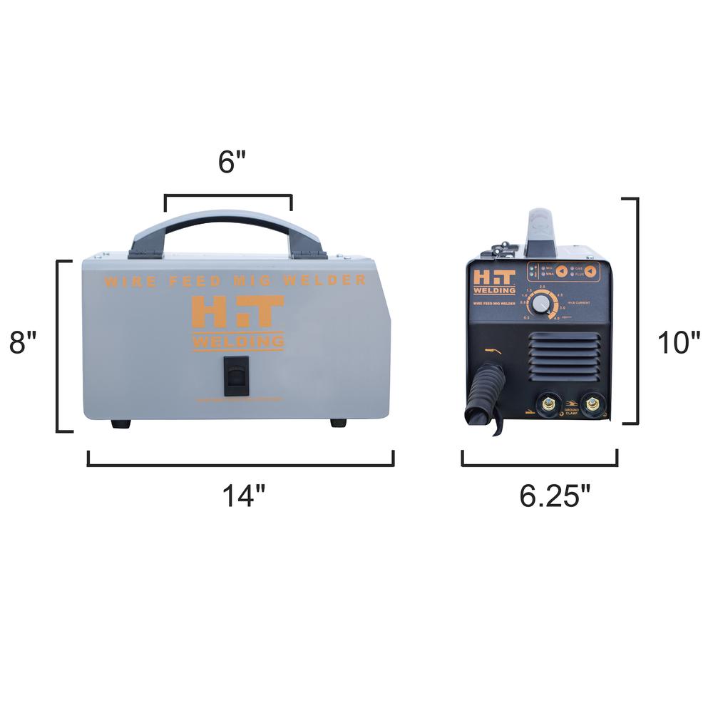 140 Amp Flux-Cored 120V MIG Welder Kit. Picture 9