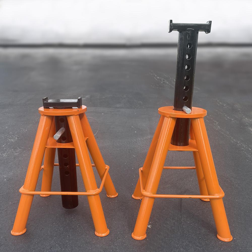10 Ton Medium Height  Jack Stand Set (2pk). Picture 3
