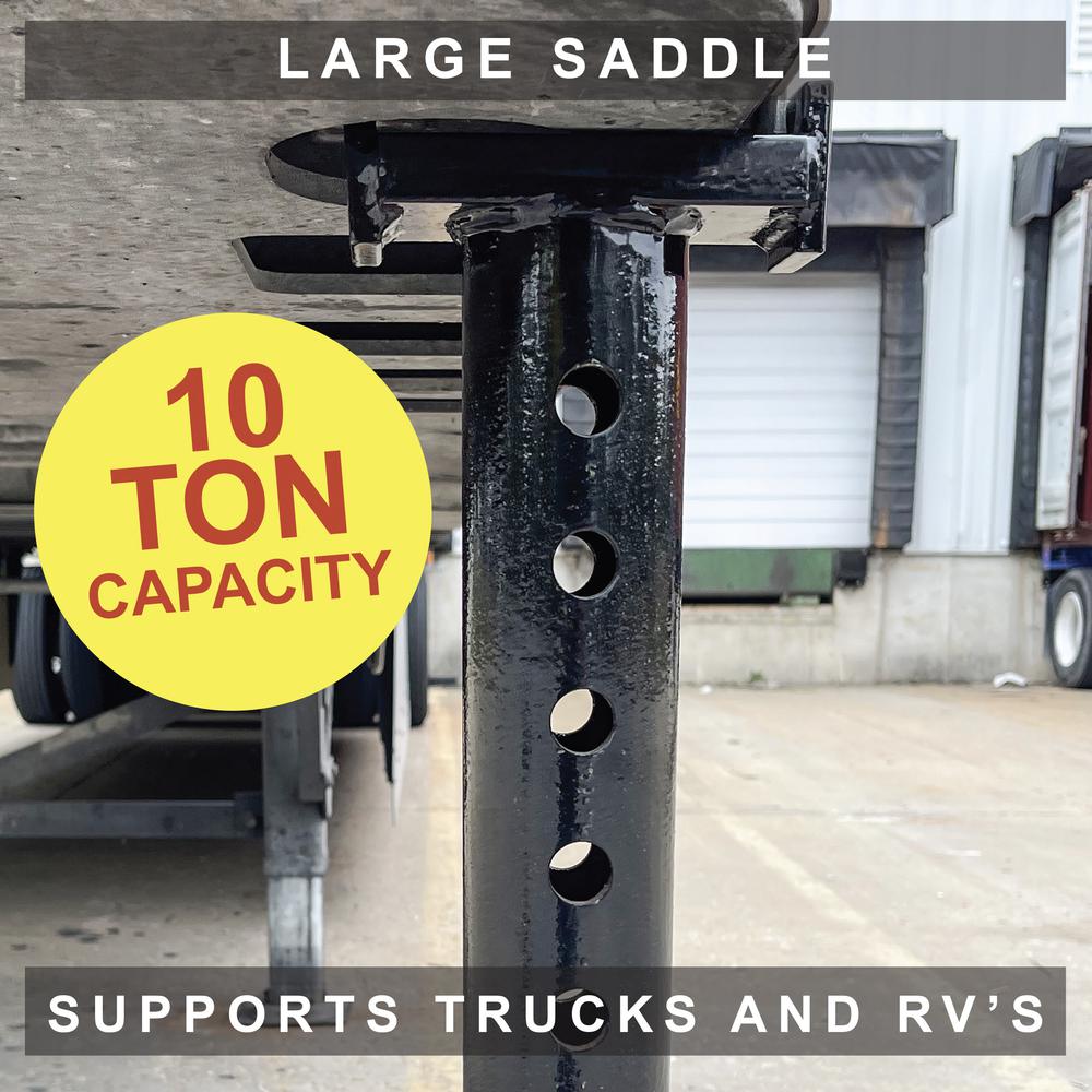 10 Ton Medium Height  Jack Stand Set (2pk). Picture 5