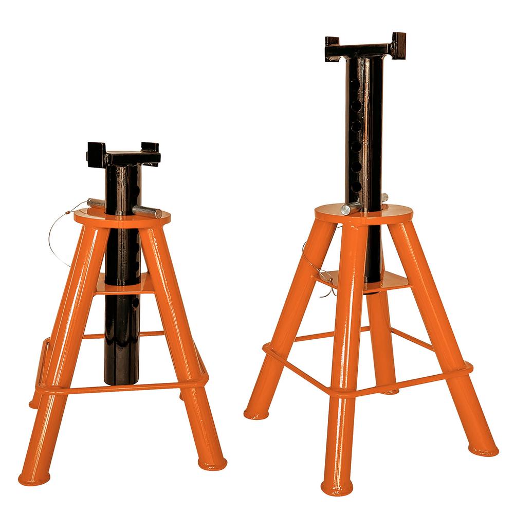 10 Ton Medium Height  Jack Stand Set (2pk). Picture 1