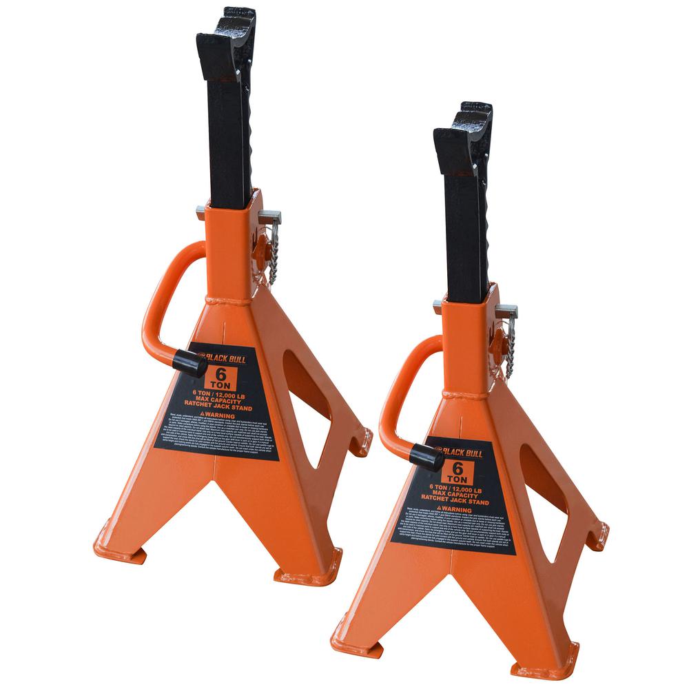 6 Ton Jack Stand Set (2pk). Picture 1