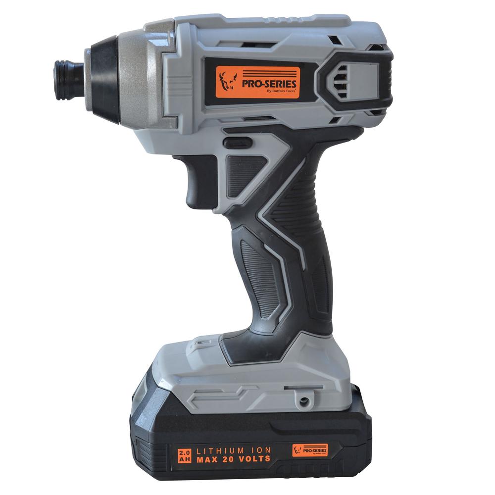 5 Piece Combo Kit with Light - 3/8 inch Drill and 1/4 inch Impact Driver Set. Picture 6