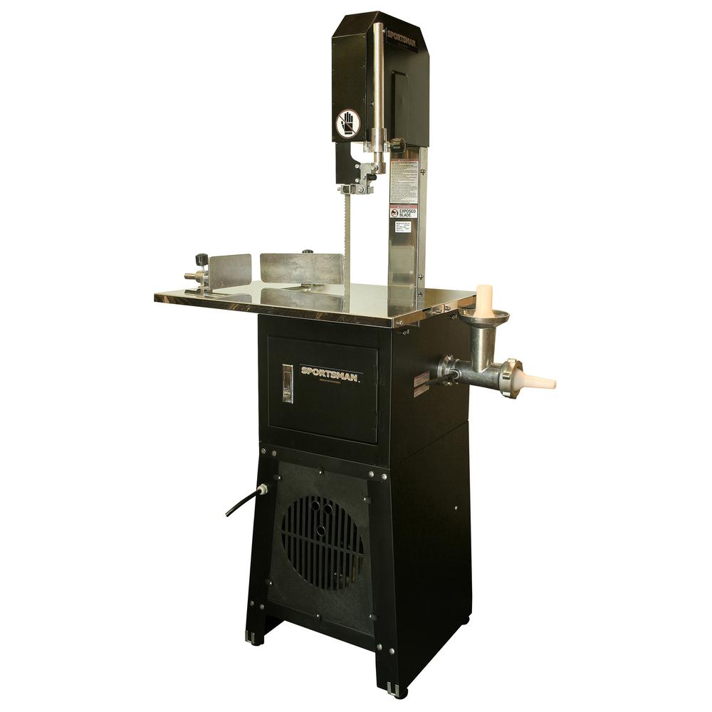 Electric Meat Cutting Band Saw and Grinder. Picture 1