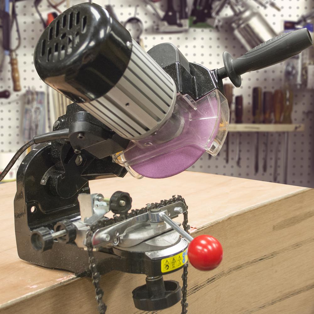 Mountable Bench Top Electric Chain Saw Sharpener. Picture 8