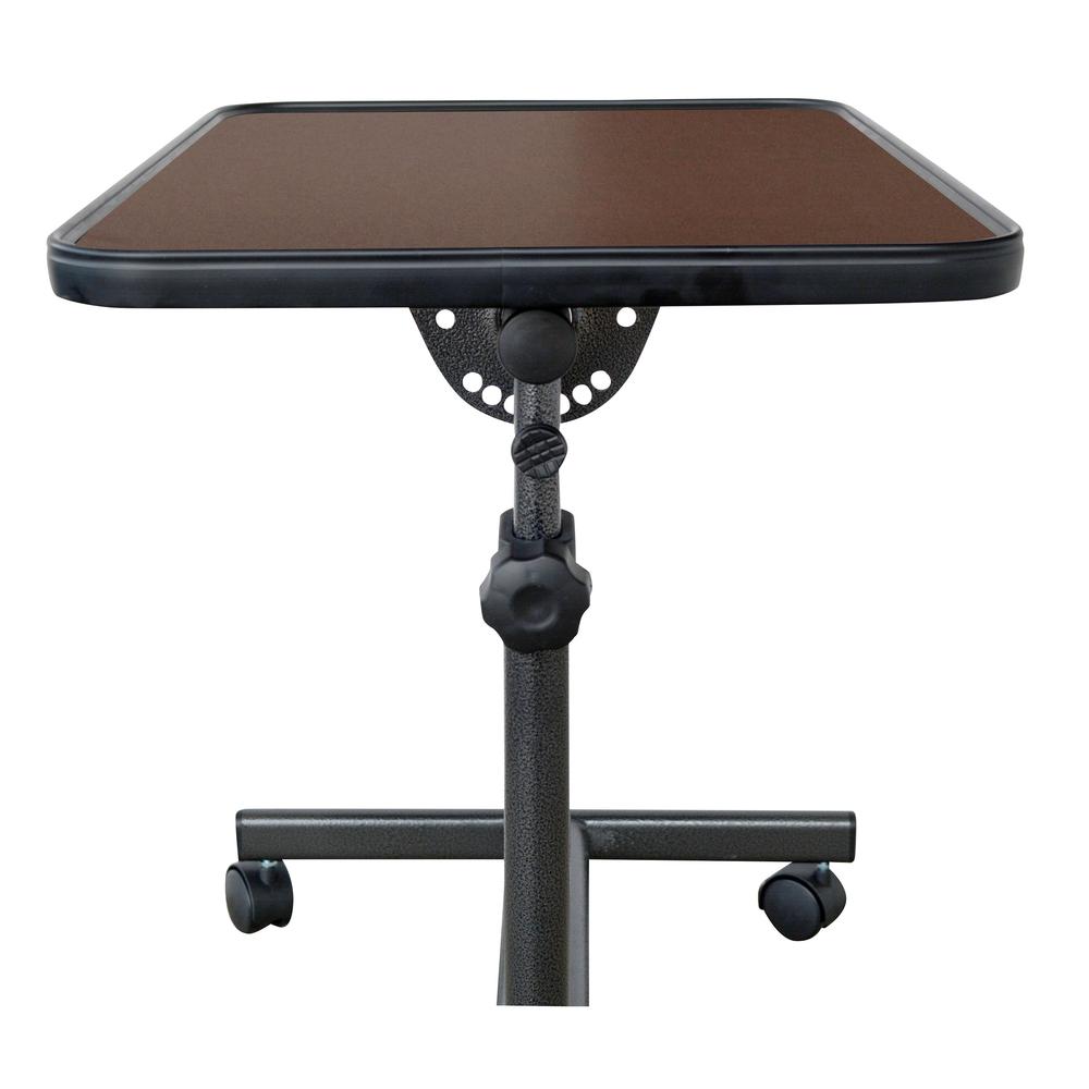 Adjustable Height Rolling Over Bed Table 24 x 16 in.. Picture 6