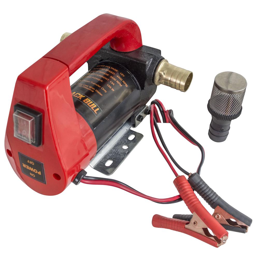 10 GPH High Flow Rate 12 Volt Portable 155 Watts Diesel Oil Pump. Picture 3