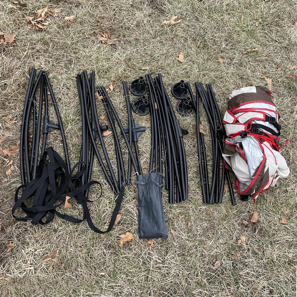 9.5 ft. x 9.5 ft. Pop-Up Canopy Picnic Shelter. Picture 5