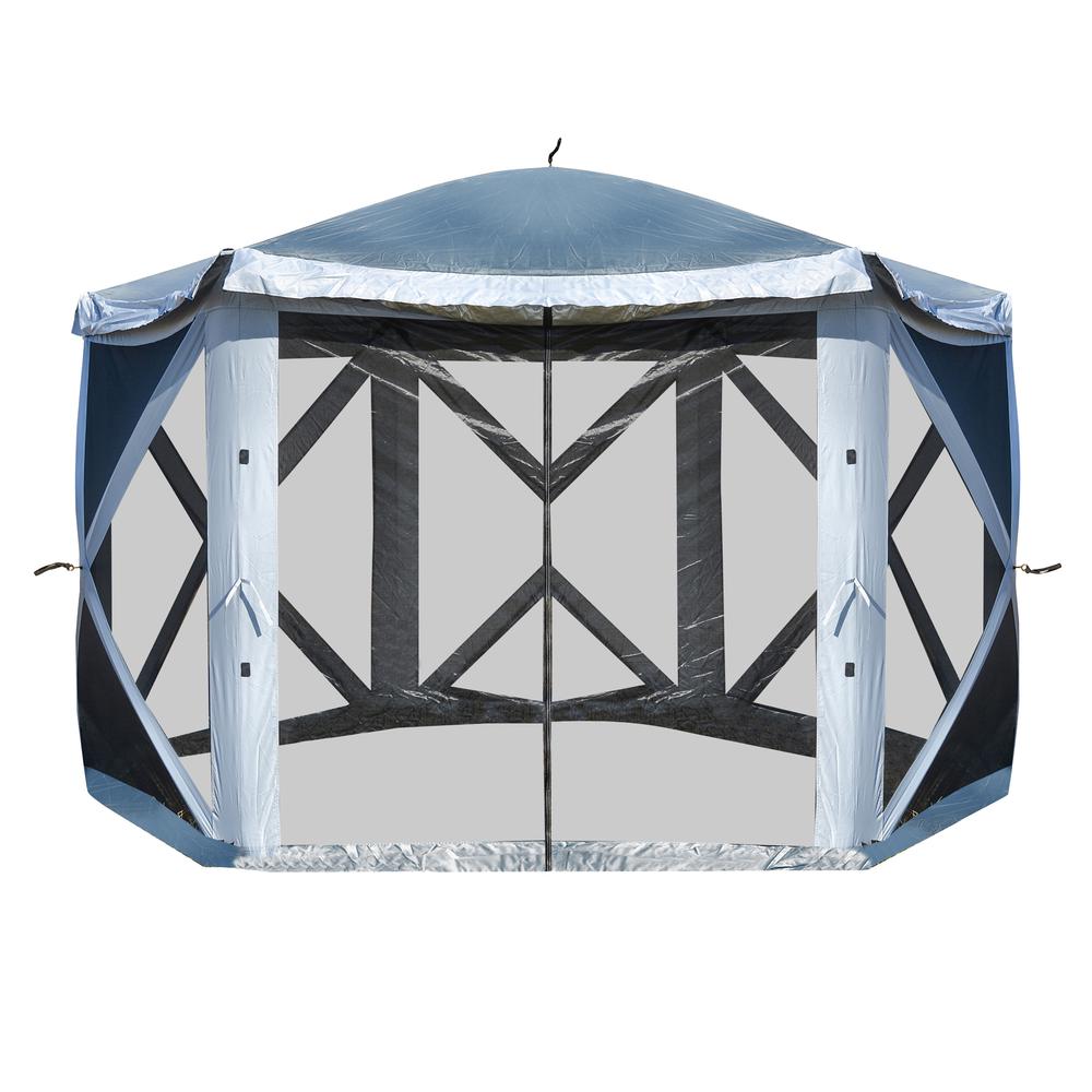 11 ft. x 11 ft. Screened Pop Up Shade Tent with Solid Sides. Picture 4