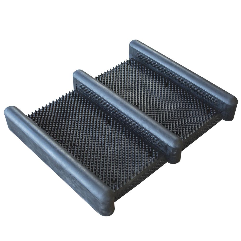 AmeriHome Rubber Boot Scraper Mat - Thumbnail 3