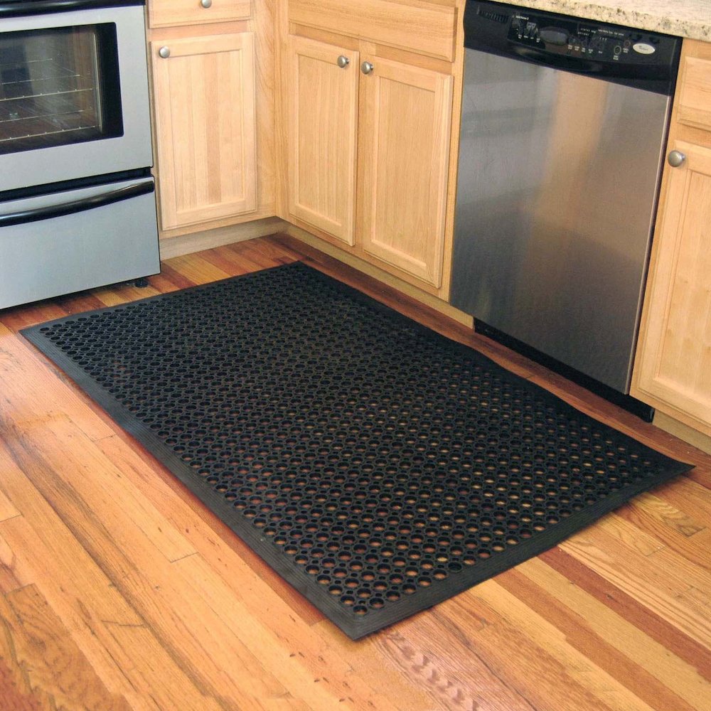3 x 5 Foot Industrial Rubber Floor Mat - 2 Pack. Picture 5