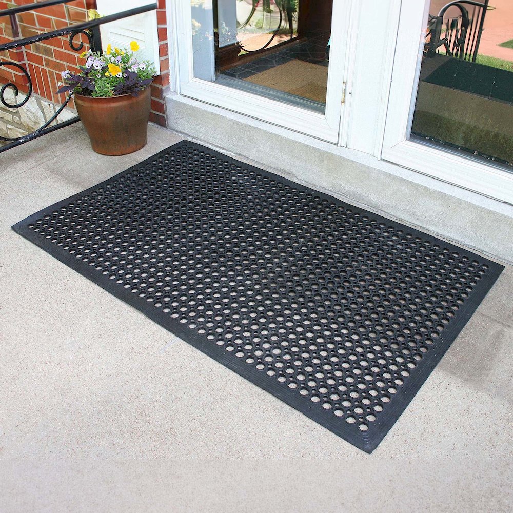 3 x 5 Foot Industrial Rubber Floor Mat - 2 Pack. Picture 6