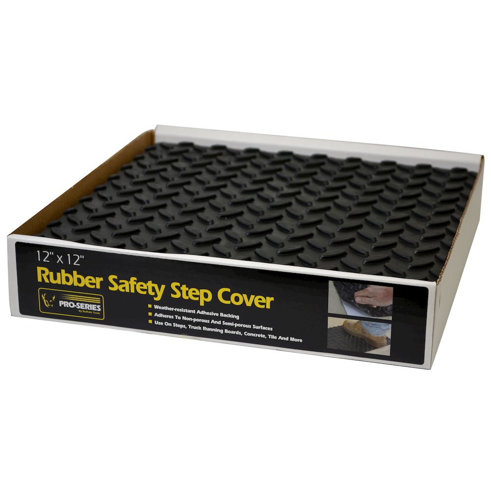 Pro-Series Adhesive Rubber Step Cover – 12 x 12 in. Picture 1