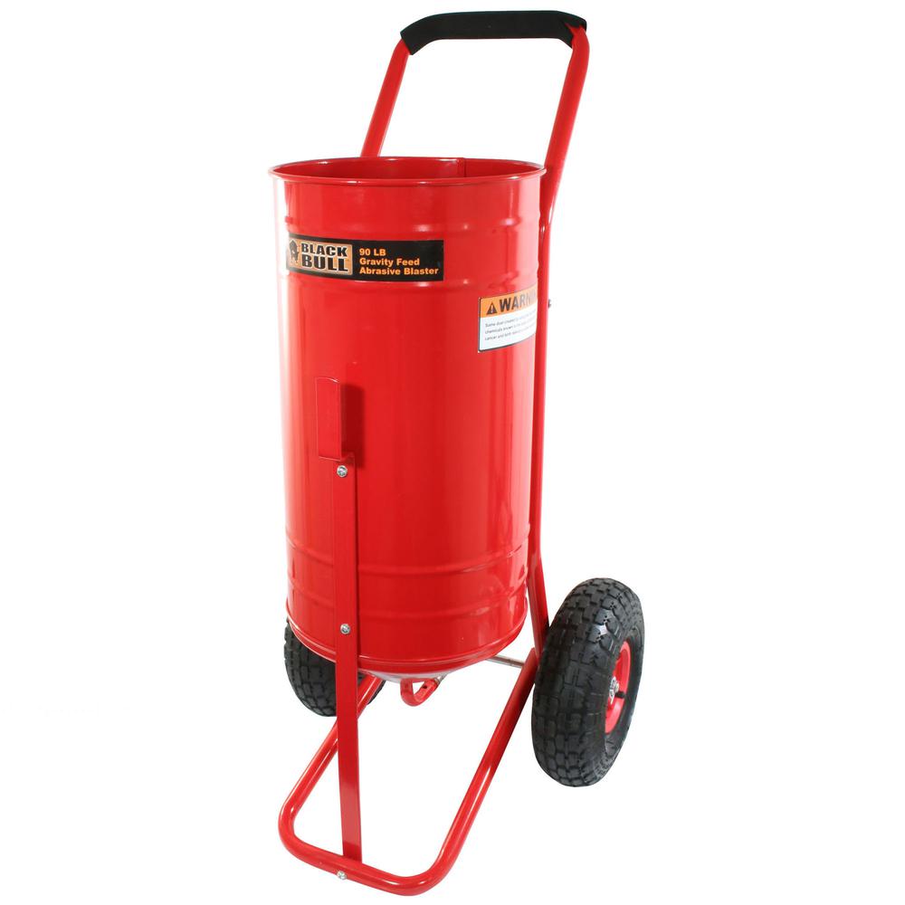 90 Lb Gravity Feed Abrasive Blaster. Picture 1