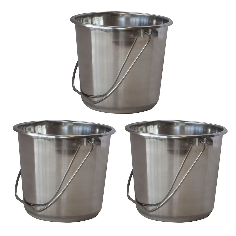 Sportsman Series .50 Gal Stainless Steel Bucket - 6 Pk. Picture 1