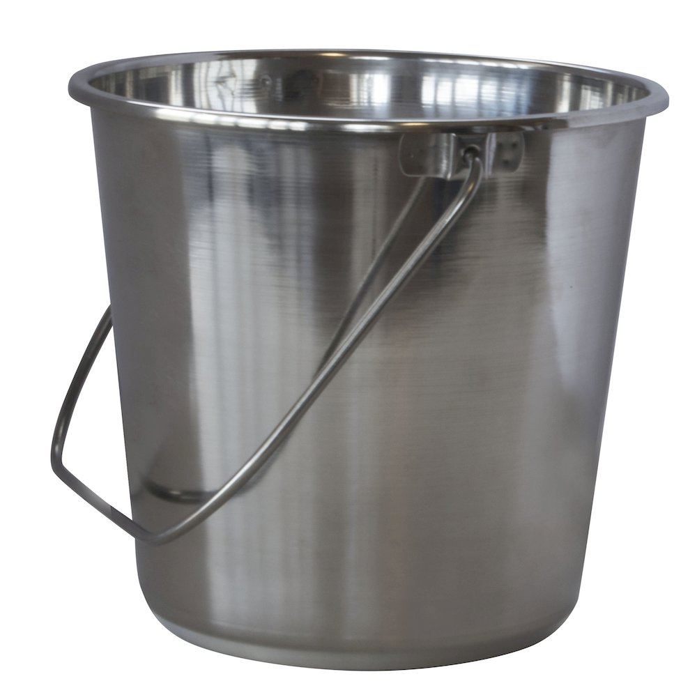 Sportsman Series 1 Gal Stainless Steel Bucket - 6 Piece Set. Picture 1