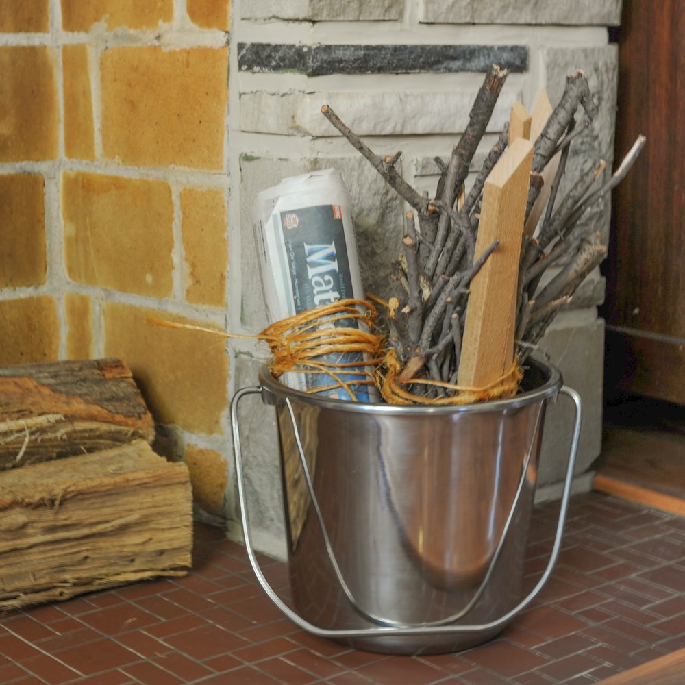 AmeriHome Assorted Stainless Steel Bucket Set 3 Piece Set. Picture 4