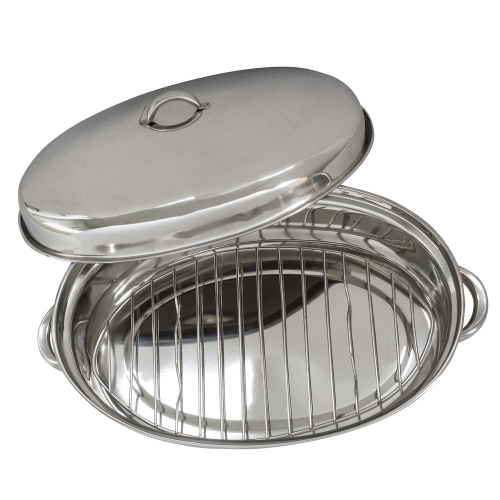 2 Piece Stainless Steel Roasting Set. Picture 2