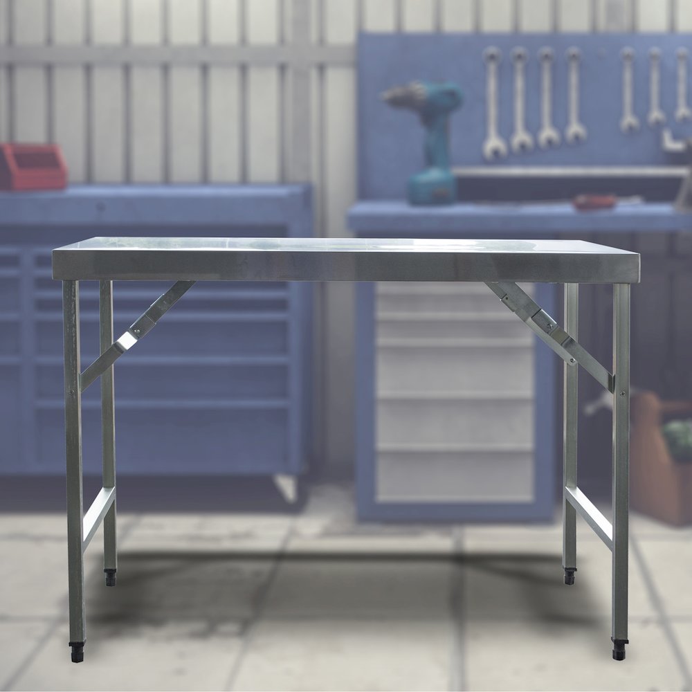 Sportsman Series Stainless Steel Portable Folding Work Table. Picture 2