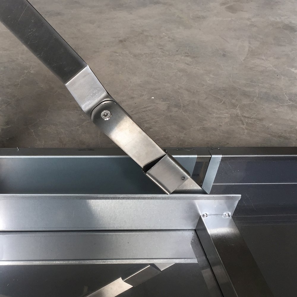 Sportsman Series Stainless Steel Portable Folding Work Table. Picture 3