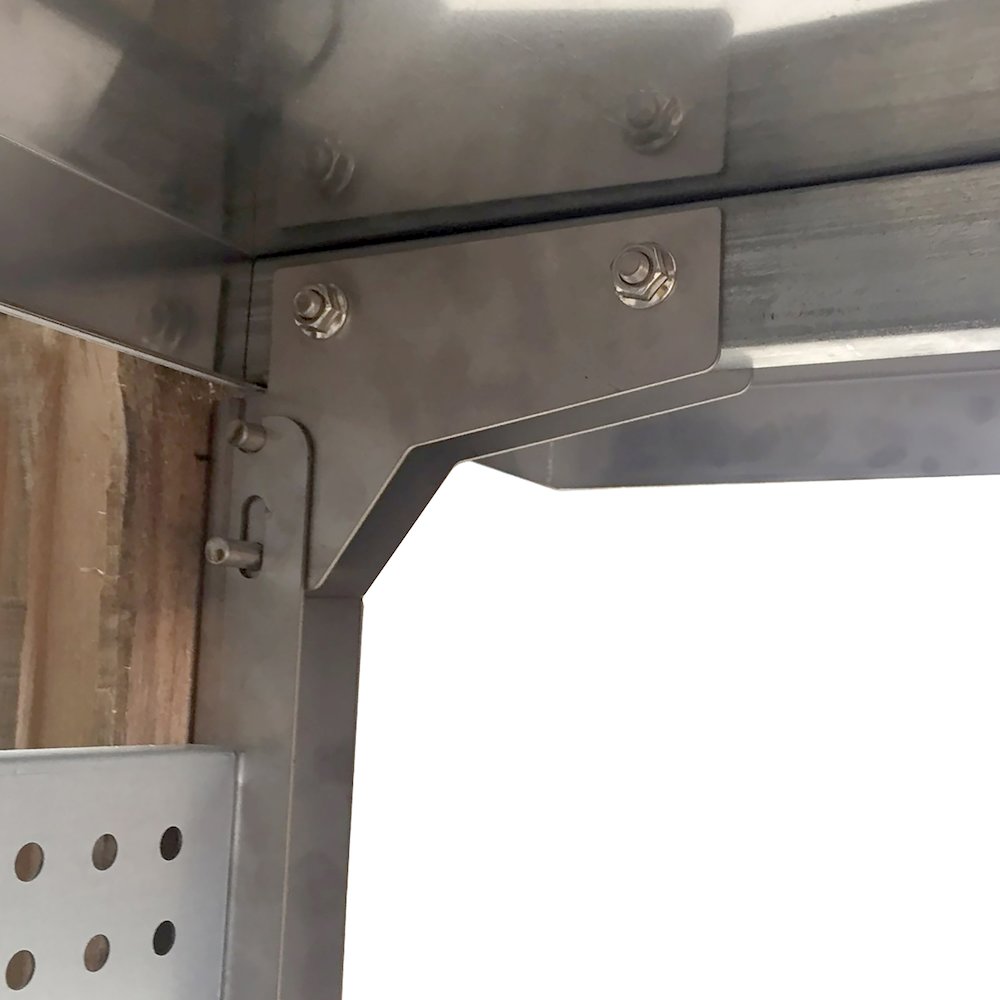 Sportsman Series Space Saving Stainless Steel Wall Mount Work Table. Picture 7