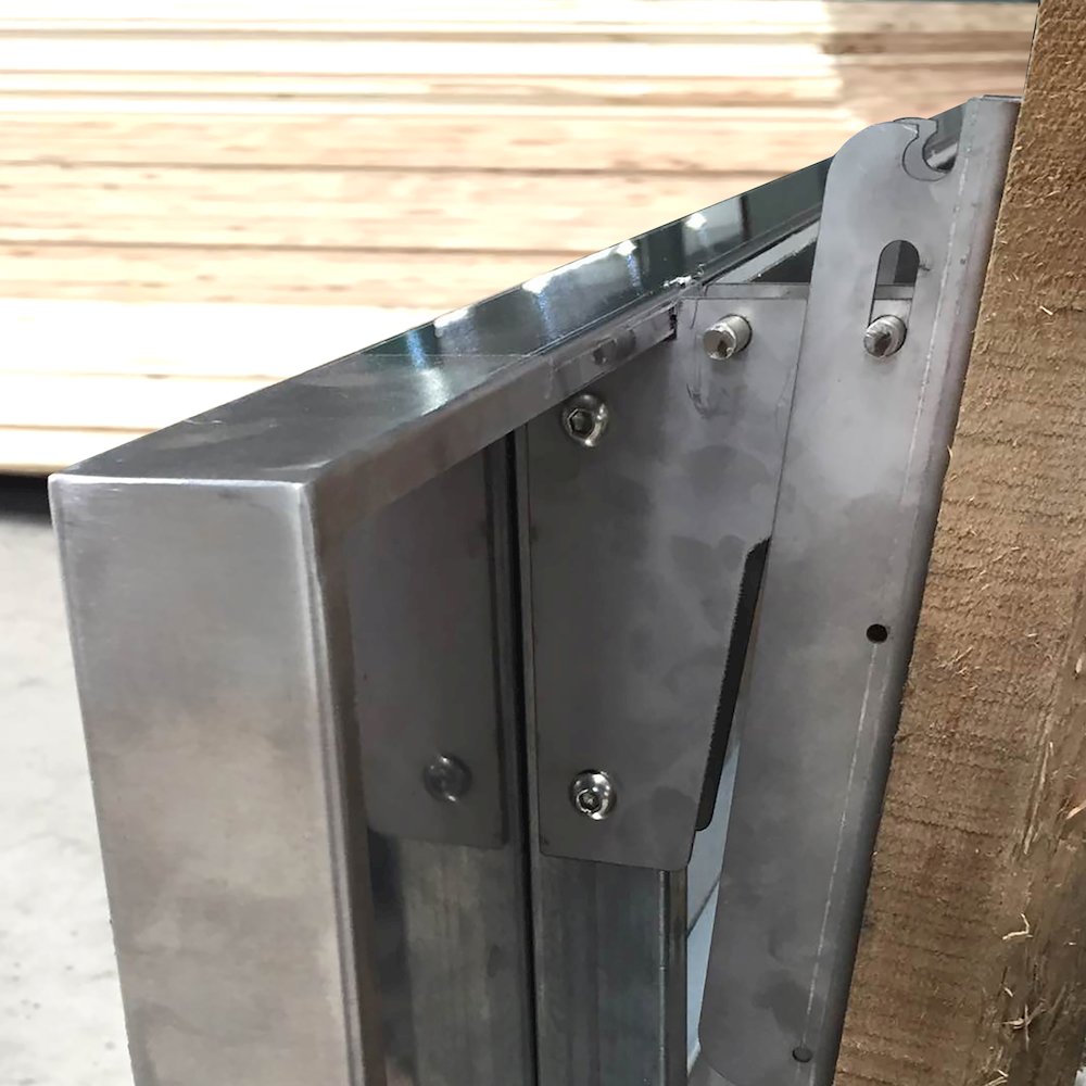 Sportsman Series Space Saving Stainless Steel Wall Mount Work Table. Picture 4