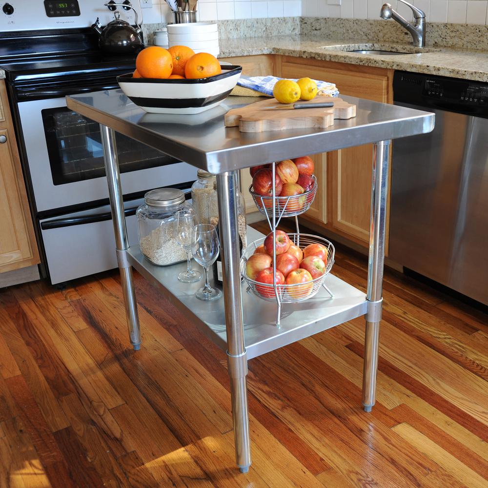 Stainless Steel Work Station with 48 inch Workbench Table. Picture 2